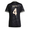 Juventus Federico Gatti #4 Tredjedrakt Kvinner 2025-26 Kortermet